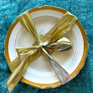 VINTAGE DINNER PLATES 2 PCs unisex